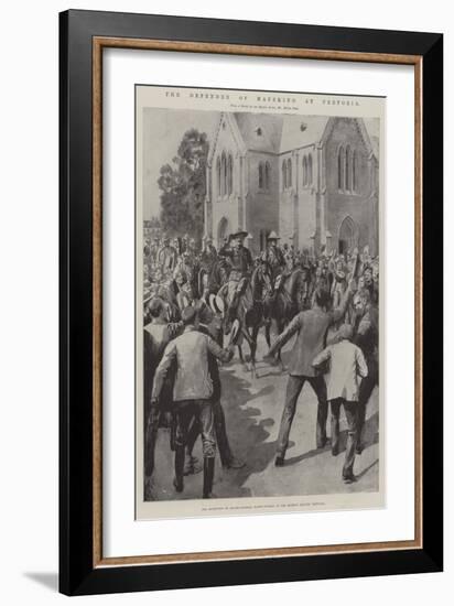 The Defender of Mafeking at Pretoria-Amedee Forestier-Framed Giclee Print