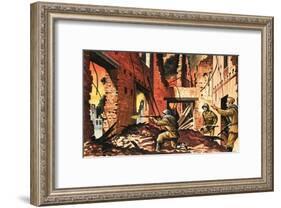 The Defense of Stalingrad During the Second World War-Dan Escott-Framed Giclee Print