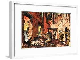 The Defense of Stalingrad During the Second World War-Dan Escott-Framed Giclee Print
