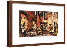 The Defense of Stalingrad During the Second World War-Dan Escott-Framed Giclee Print
