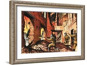 The Defense of Stalingrad During the Second World War-Dan Escott-Framed Giclee Print
