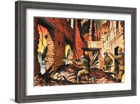 The Defense of Stalingrad During the Second World War-Dan Escott-Framed Giclee Print