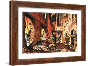 The Defense of Stalingrad During the Second World War-Dan Escott-Framed Giclee Print