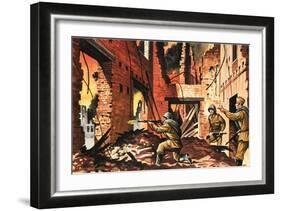 The Defense of Stalingrad During the Second World War-Dan Escott-Framed Giclee Print