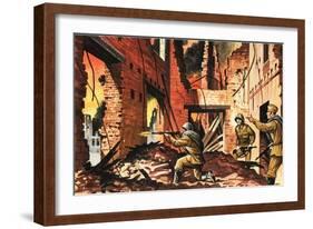 The Defense of Stalingrad During the Second World War-Dan Escott-Framed Giclee Print