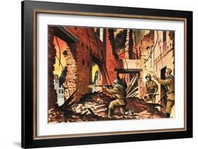 The Defense of Stalingrad During the Second World War-Dan Escott-Framed Giclee Print
