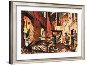 The Defense of Stalingrad During the Second World War-Dan Escott-Framed Giclee Print