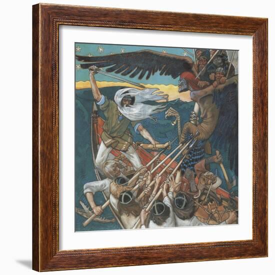 The Defense of the Sampo, 1896-Akseli Gallen-Kallela-Framed Giclee Print