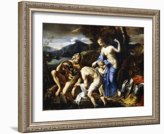 The Deification of Aeneas, 1642-1645-Francois Perrier-Framed Giclee Print