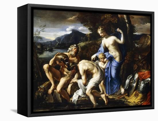The Deification of Aeneas, 1642-1645-Francois Perrier-Framed Premier Image Canvas