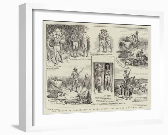 The Delight of Campaigning in South Africa, the Tale of a Piece of Soap-William Ralston-Framed Giclee Print