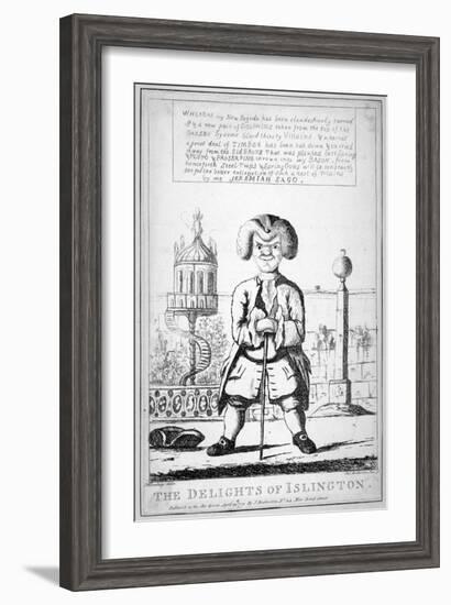 The Delights of Islington, 1772-Charles Bretherton-Framed Premium Giclee Print