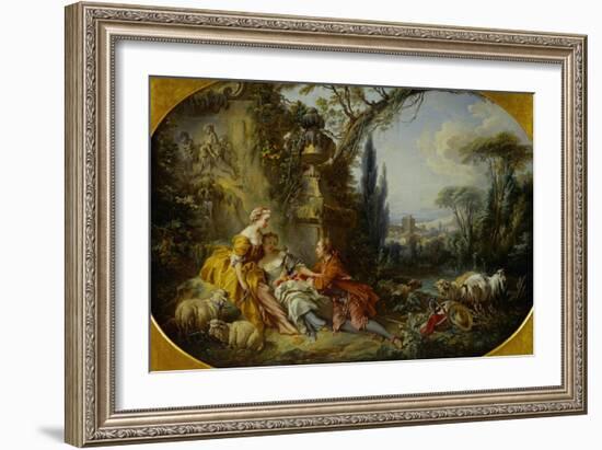 The Delights of Life in the Country-Francois Boucher-Framed Giclee Print