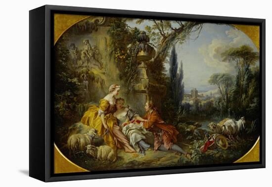 The Delights of Life in the Country-Francois Boucher-Framed Premier Image Canvas