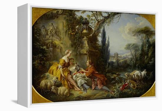 The Delights of Life in the Country-Francois Boucher-Framed Premier Image Canvas