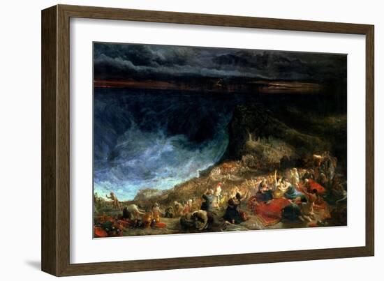 The Delivery of Israel - Pharaoh and His Hosts Overwhelmed in the Red Sea, 1825-Francis Danby-Framed Giclee Print