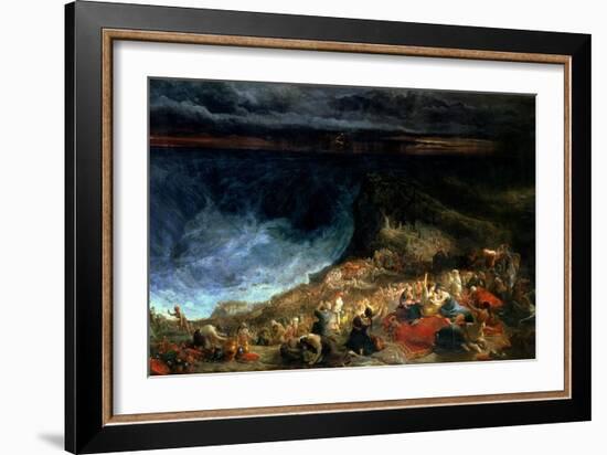 The Delivery of Israel - Pharaoh and His Hosts Overwhelmed in the Red Sea, 1825-Francis Danby-Framed Giclee Print