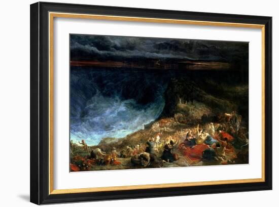 The Delivery of Israel - Pharaoh and His Hosts Overwhelmed in the Red Sea, 1825-Francis Danby-Framed Giclee Print