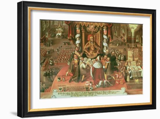 The Delivery of the Augsburg Confession, 25th June 1530, 1617-German School-Framed Giclee Print