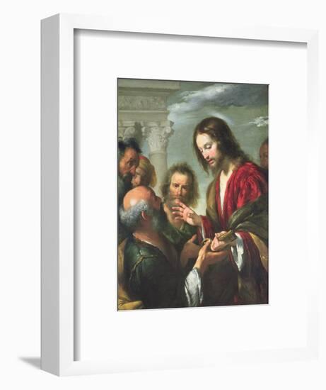 The Delivery of the Keys to St. Peter-Bernardo Strozzi-Framed Giclee Print