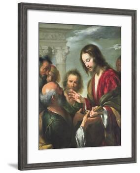 The Delivery of the Keys to St. Peter-Bernardo Strozzi-Framed Giclee Print