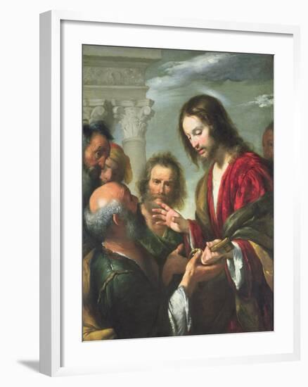 The Delivery of the Keys to St. Peter-Bernardo Strozzi-Framed Giclee Print