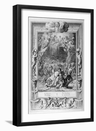 The Deluge, 1733-Bernard Picart-Framed Giclee Print