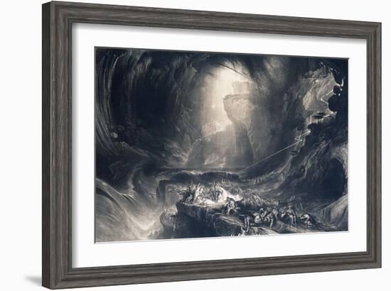 The Deluge, 1828-John Martin-Framed Giclee Print