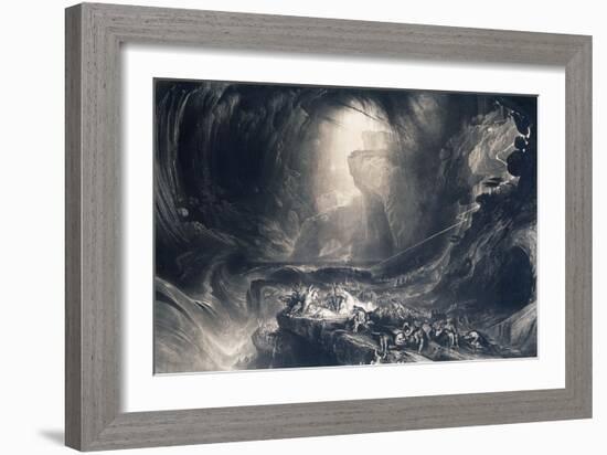 The Deluge, 1828-John Martin-Framed Giclee Print