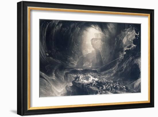 The Deluge, 1828-John Martin-Framed Giclee Print