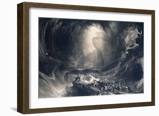 The Deluge, 1828-John Martin-Framed Premium Giclee Print