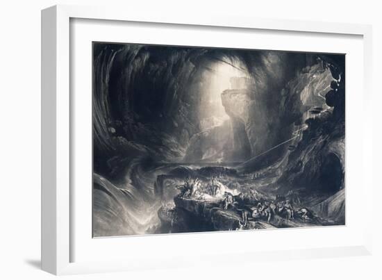 The Deluge, 1828-John Martin-Framed Premium Giclee Print