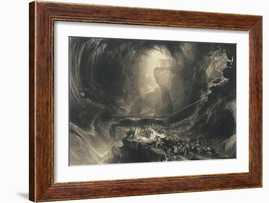 The Deluge, 1828-John Martin-Framed Giclee Print