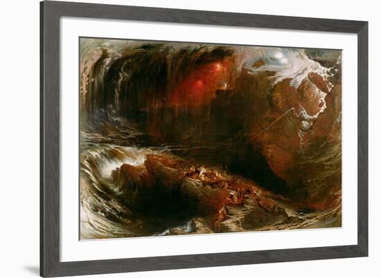 The Deluge, 1834-John Martin-Framed Giclee Print