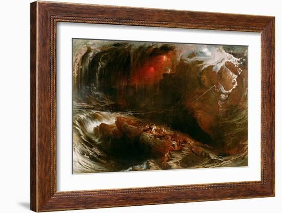 The Deluge, 1834-John Martin-Framed Giclee Print