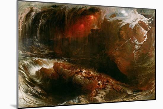 The Deluge, 1834-John Martin-Mounted Giclee Print