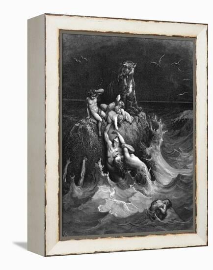 The Deluge, 1866-Gustave Doré-Framed Premier Image Canvas