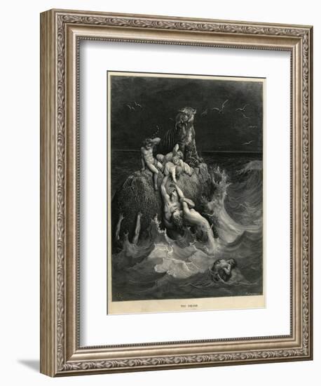 The Deluge or Noah's Ark-Gustave Doré-Framed Giclee Print