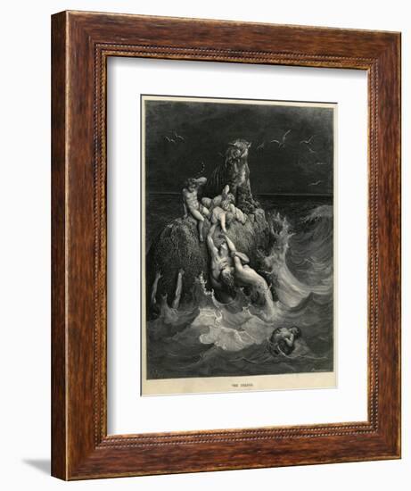 The Deluge or Noah's Ark-Gustave Doré-Framed Giclee Print