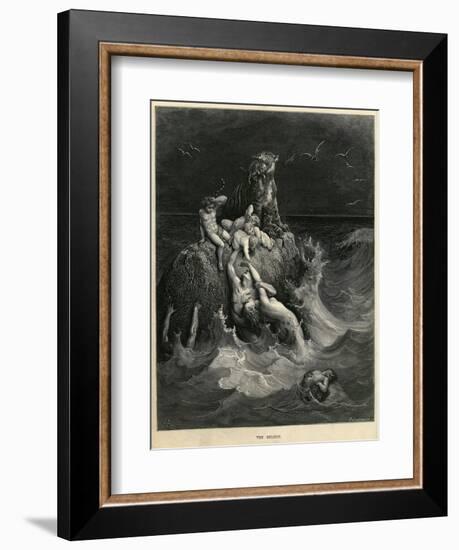 The Deluge or Noah's Ark-Gustave Doré-Framed Giclee Print