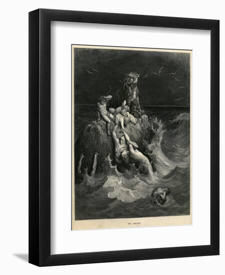 The Deluge or Noah's Ark-Gustave Doré-Framed Giclee Print