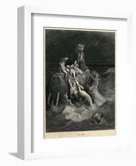 The Deluge or Noah's Ark-Gustave Doré-Framed Giclee Print