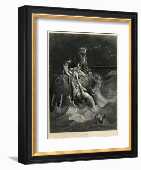 The Deluge or Noah's Ark-Gustave Doré-Framed Giclee Print