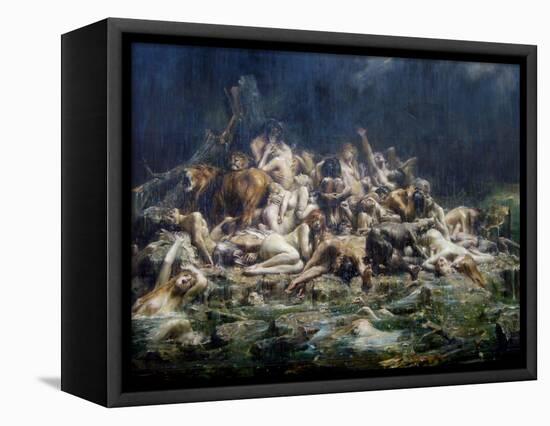 The Deluge-Léon-François Comerre-Framed Premier Image Canvas