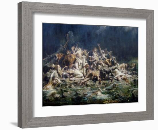 The Deluge-Léon-François Comerre-Framed Giclee Print