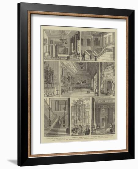 The Demolition of Northumberland House, Views of the Building-null-Framed Giclee Print