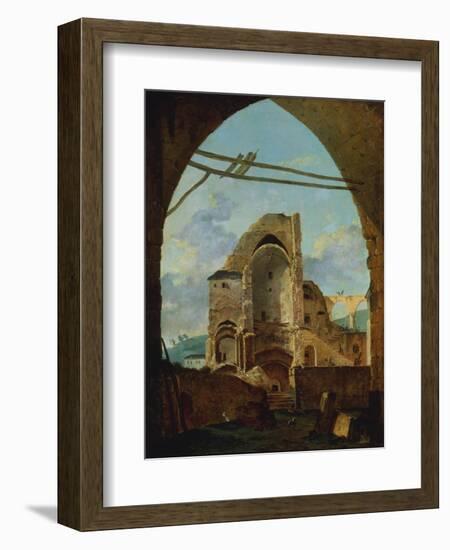 The Demolition of the Abbey of Montmartre, C1740-1800-Louis Gabriel Moreau-Framed Giclee Print