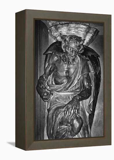 The Demon Asmodeus, the Church of St Mary Magdalen, Rennes-Le-Chateau, France-Simon Marsden-Framed Premier Image Canvas