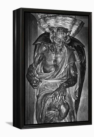 The Demon Asmodeus, the Church of St Mary Magdalen, Rennes-Le-Chateau, France-Simon Marsden-Framed Premier Image Canvas