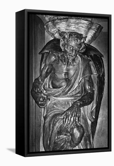 The Demon Asmodeus, the Church of St Mary Magdalen, Rennes-Le-Chateau, France-Simon Marsden-Framed Premier Image Canvas